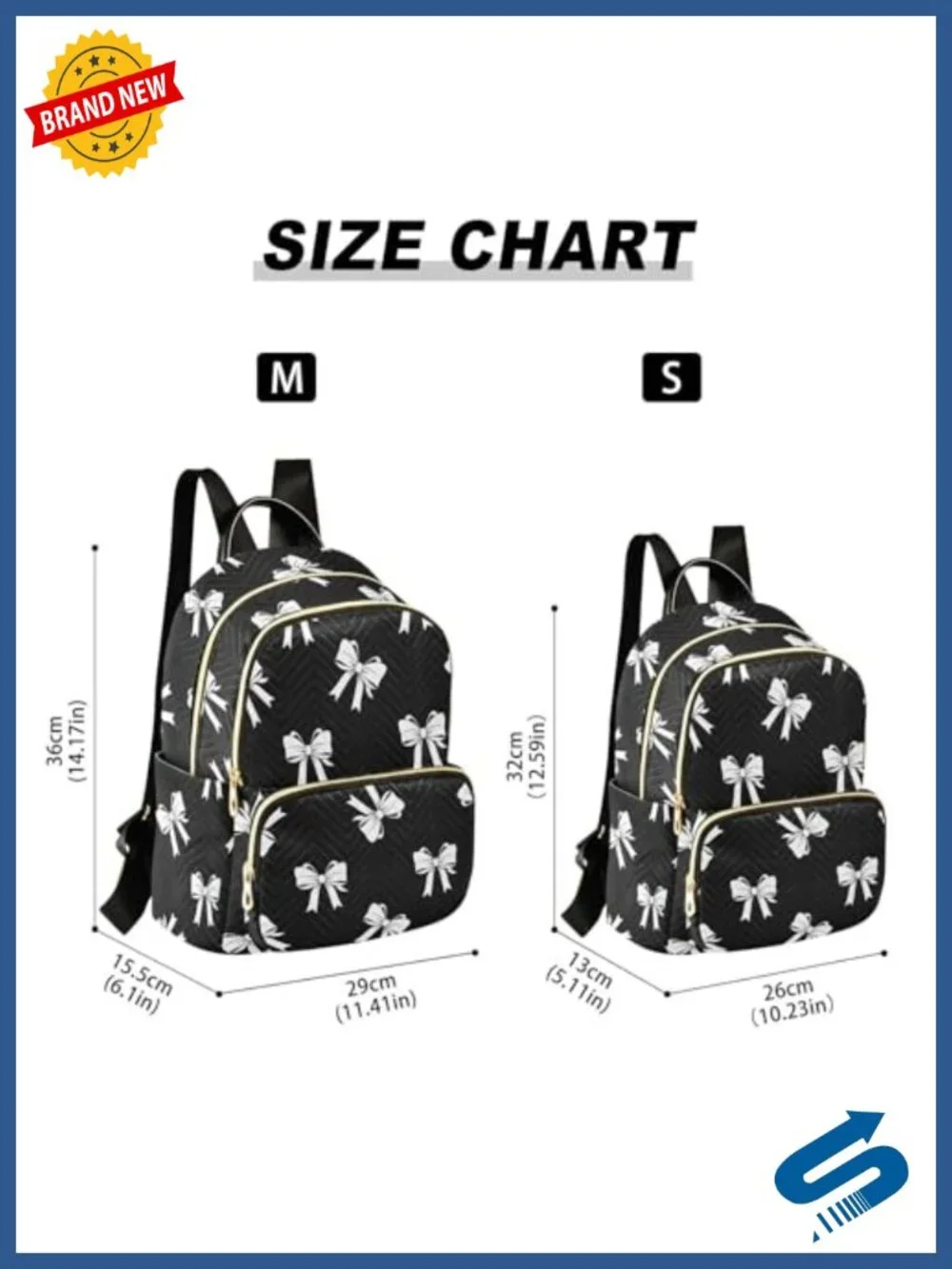 Wave Quilted Backpack Purse - Lightweight Polyester, Multiple Pockets